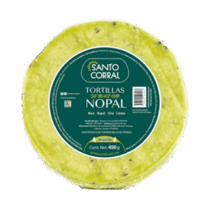 Tortillas de maíz con nopal, chía y linaza Santo Corral