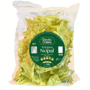 Tototpos de maíz con nopal, chía y linaza. Santo Corral